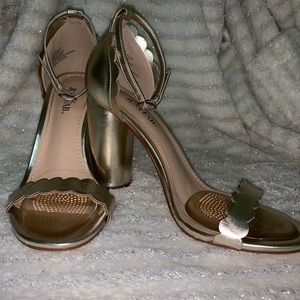 Gold heels